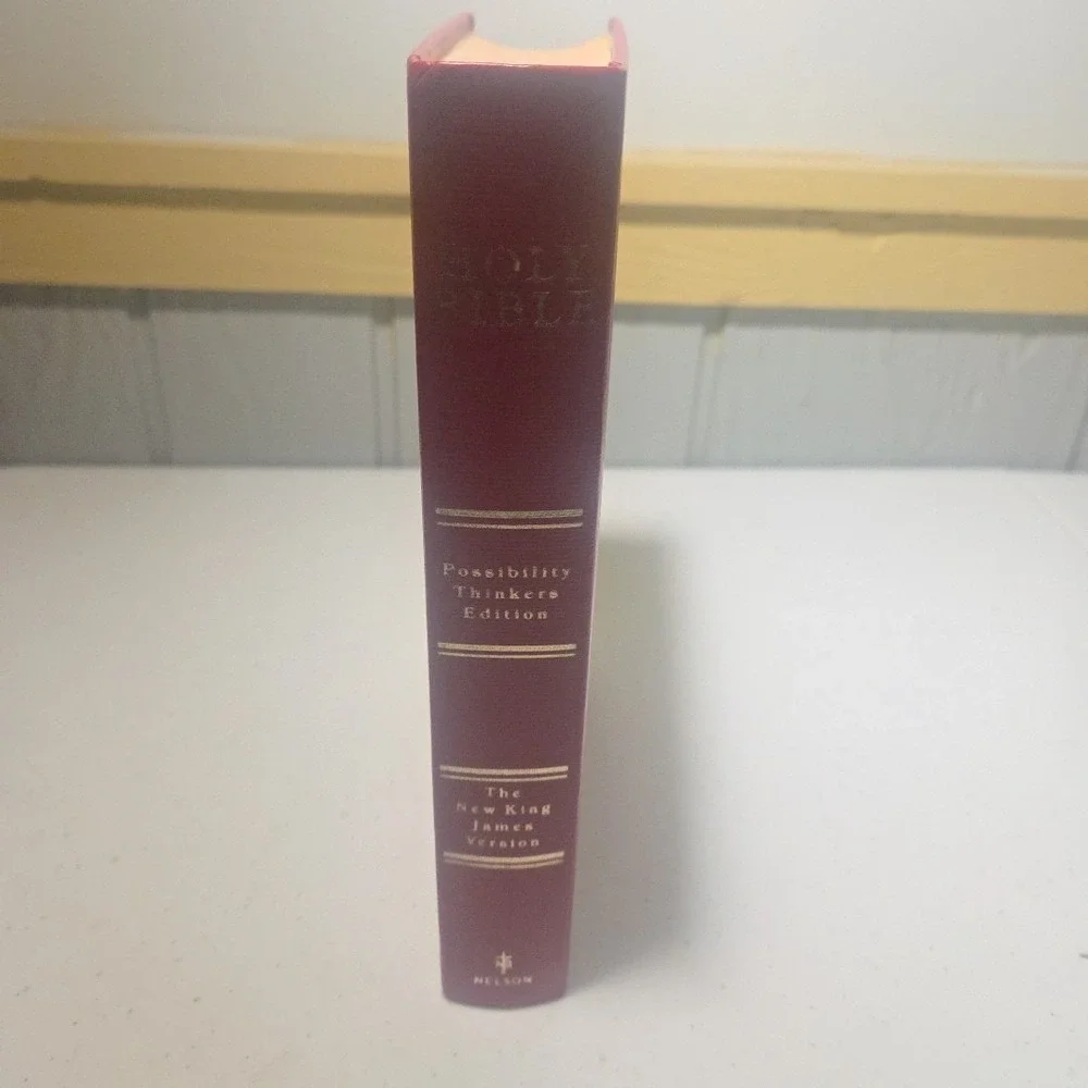 Holy Bible Possibility Thinkers Edition NKJV Thomas Nelson Red Hardcover 1984